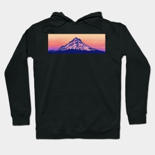 Mt Hood - Purple, Pink, Gold Hoodie